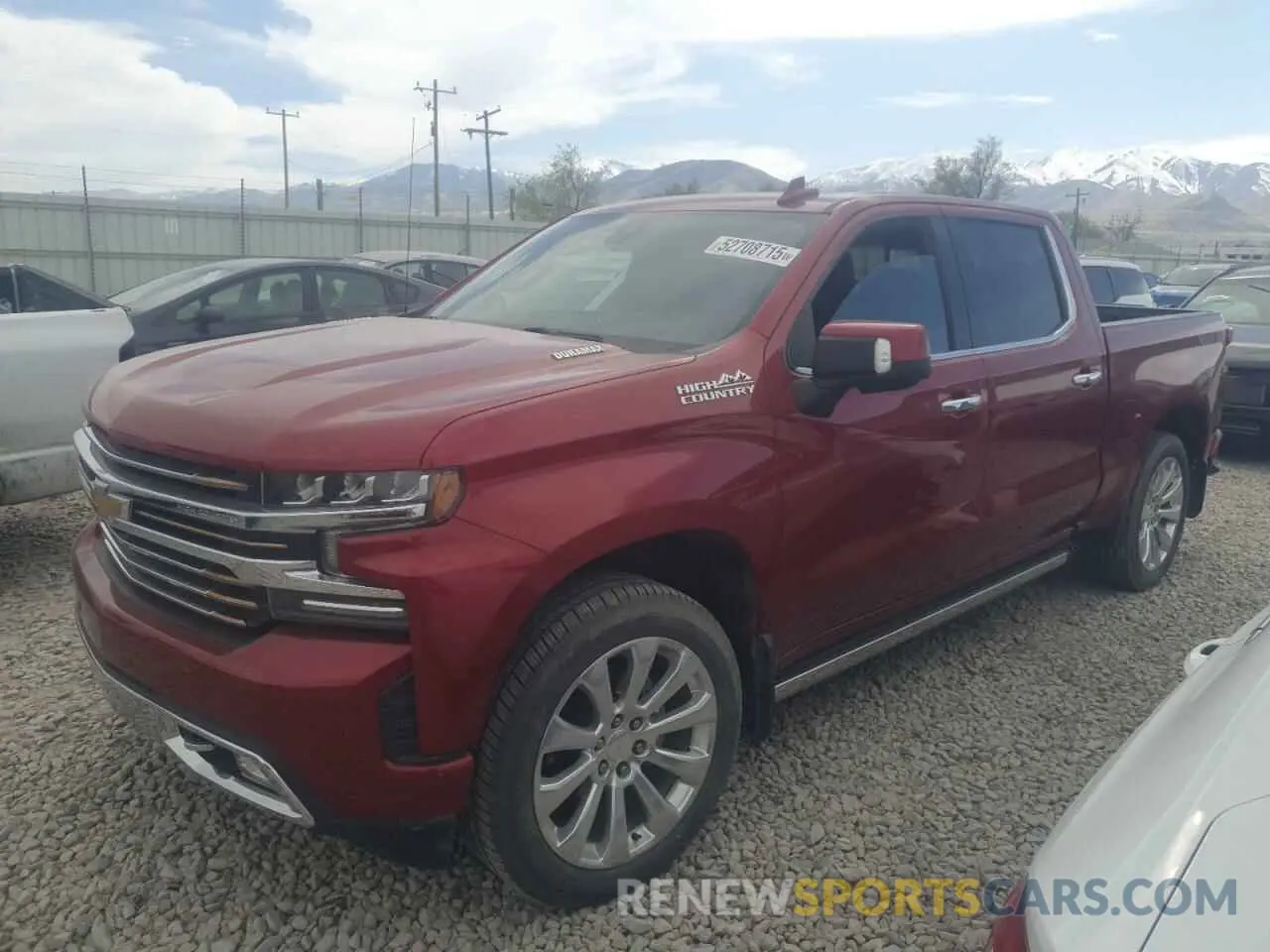 1 Фотография поврежденного автомобиля 3GCUYHET2MG141357 CHEVROLET ALL Models 2021