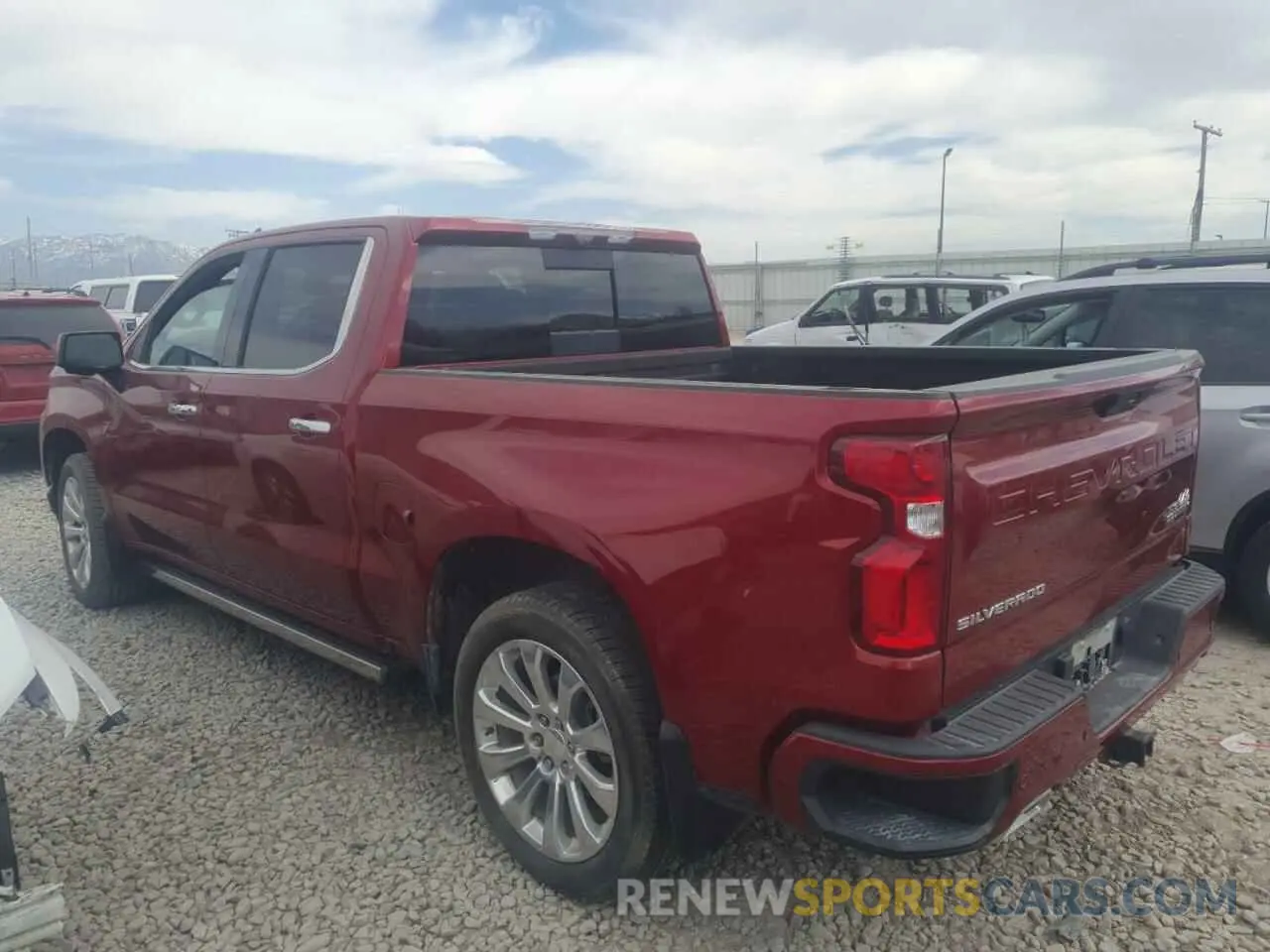 2 Фотография поврежденного автомобиля 3GCUYHET2MG141357 CHEVROLET ALL Models 2021