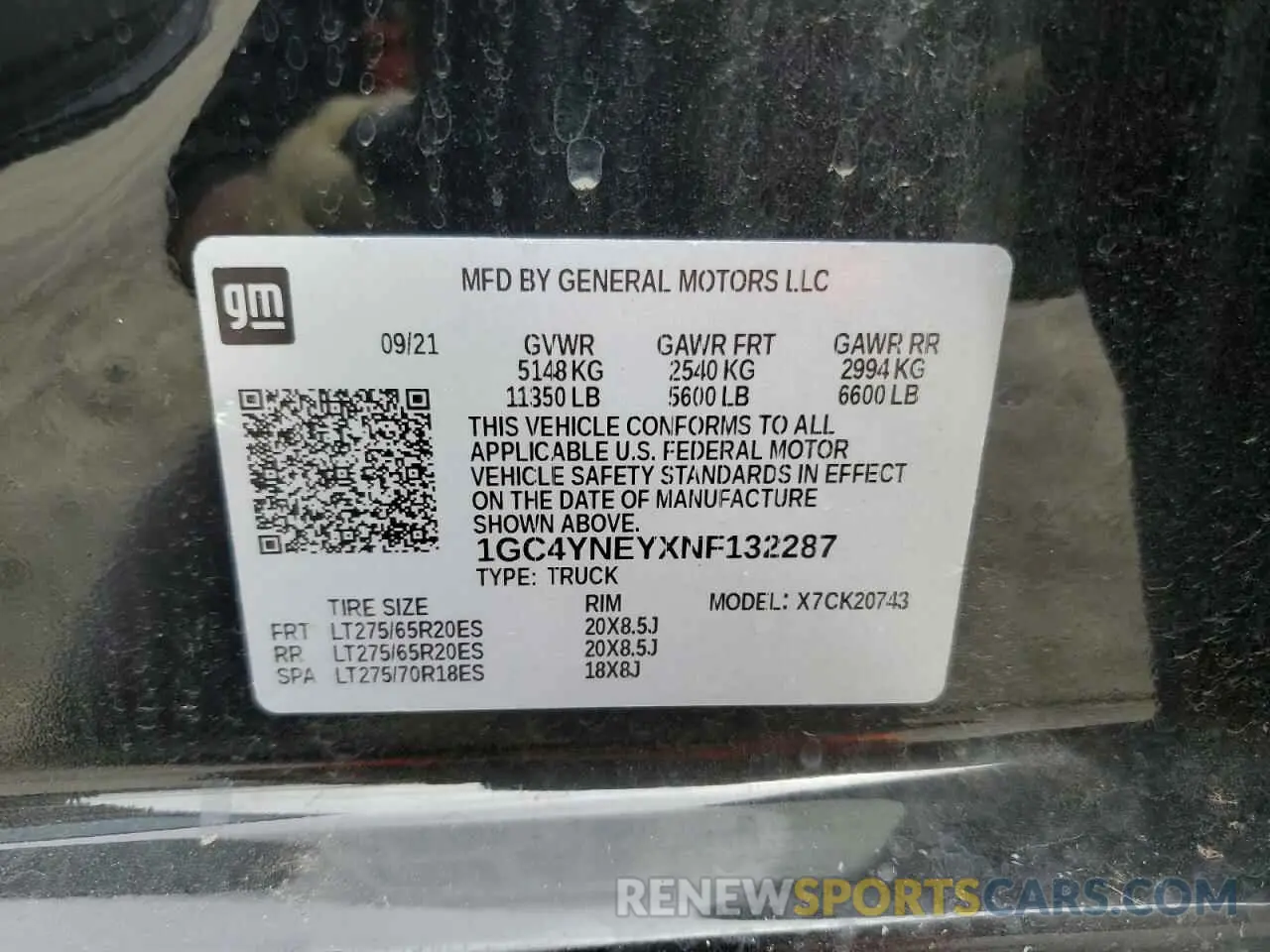14 Фотография поврежденного автомобиля 1GC4YNEYXNF132287 CHEVROLET ALL Models 2022