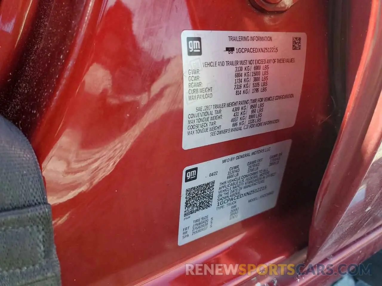 14 Фотография поврежденного автомобиля 1GCPACEDXNZ512215 CHEVROLET ALL Models 2022