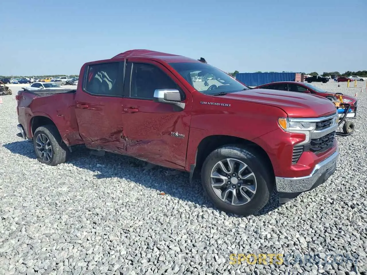 4 Фотография поврежденного автомобиля 1GCPACEDXNZ512215 CHEVROLET ALL Models 2022