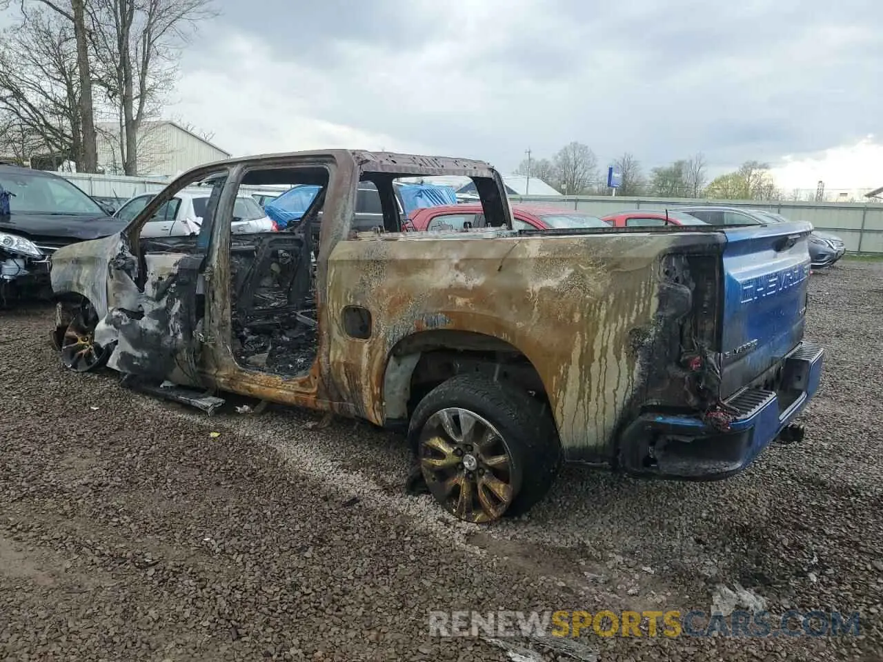 2 Photograph of a damaged car 1GCPDBEK1NZ587403 CHEVROLET ALL Models 2022