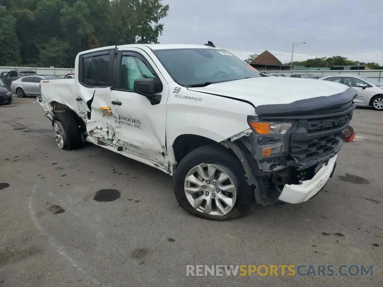 4 Photograph of a damaged car 1GCPDBEK3NZ623124 CHEVROLET ALL Models 2022
