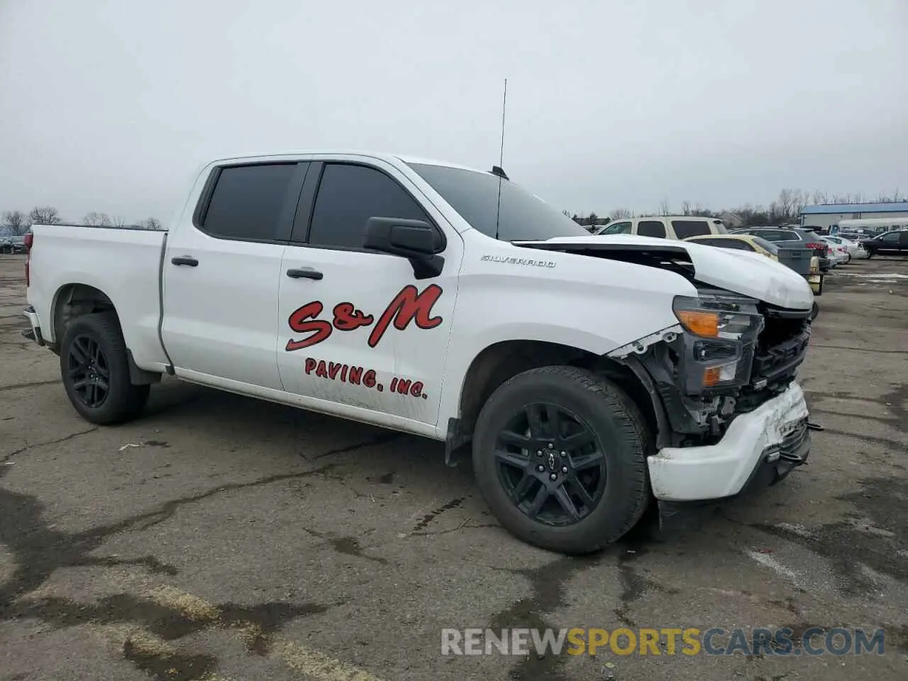 4 Фотография поврежденного автомобиля 1GCPDBEK4NZ613704 CHEVROLET ALL Models 2022