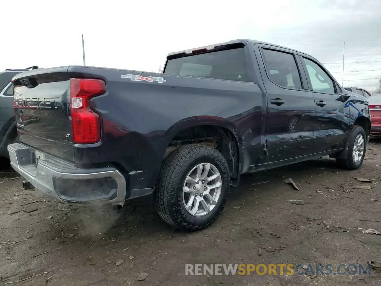 3 Фотография поврежденного автомобиля 1GCPDKEK7NZ530249 CHEVROLET ALL Models 2022