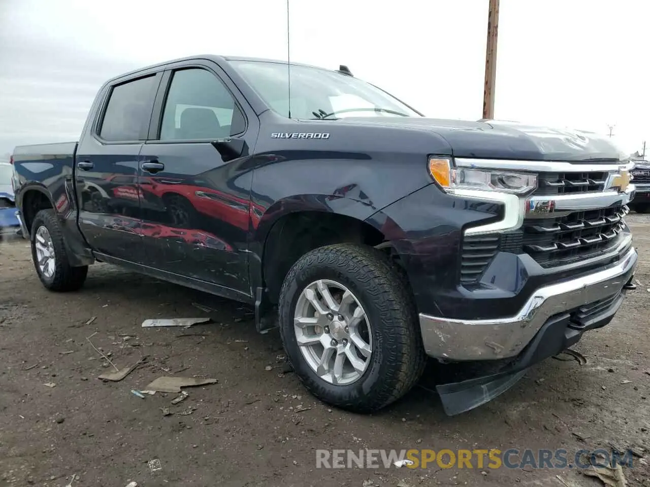 4 Фотография поврежденного автомобиля 1GCPDKEK7NZ530249 CHEVROLET ALL Models 2022
