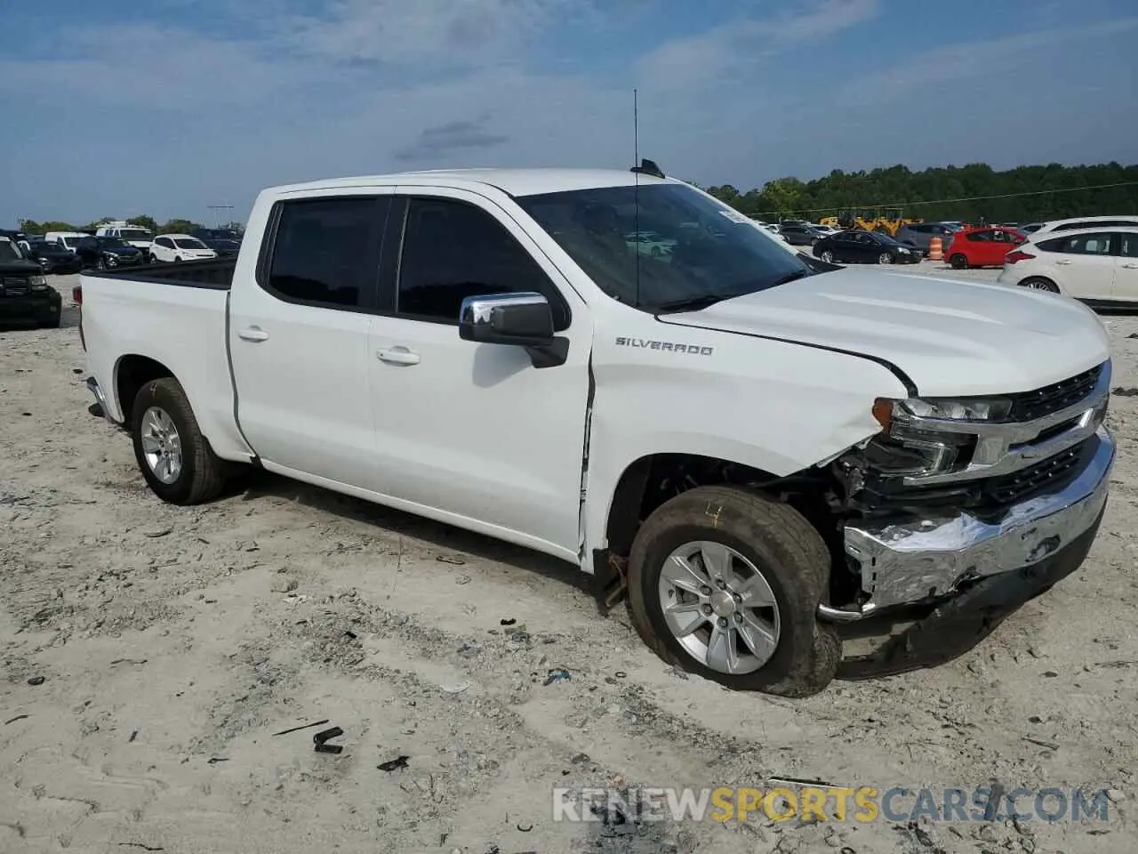 4 Фотография поврежденного автомобиля 1GCPWCEK3NZ146193 CHEVROLET ALL Models 2022