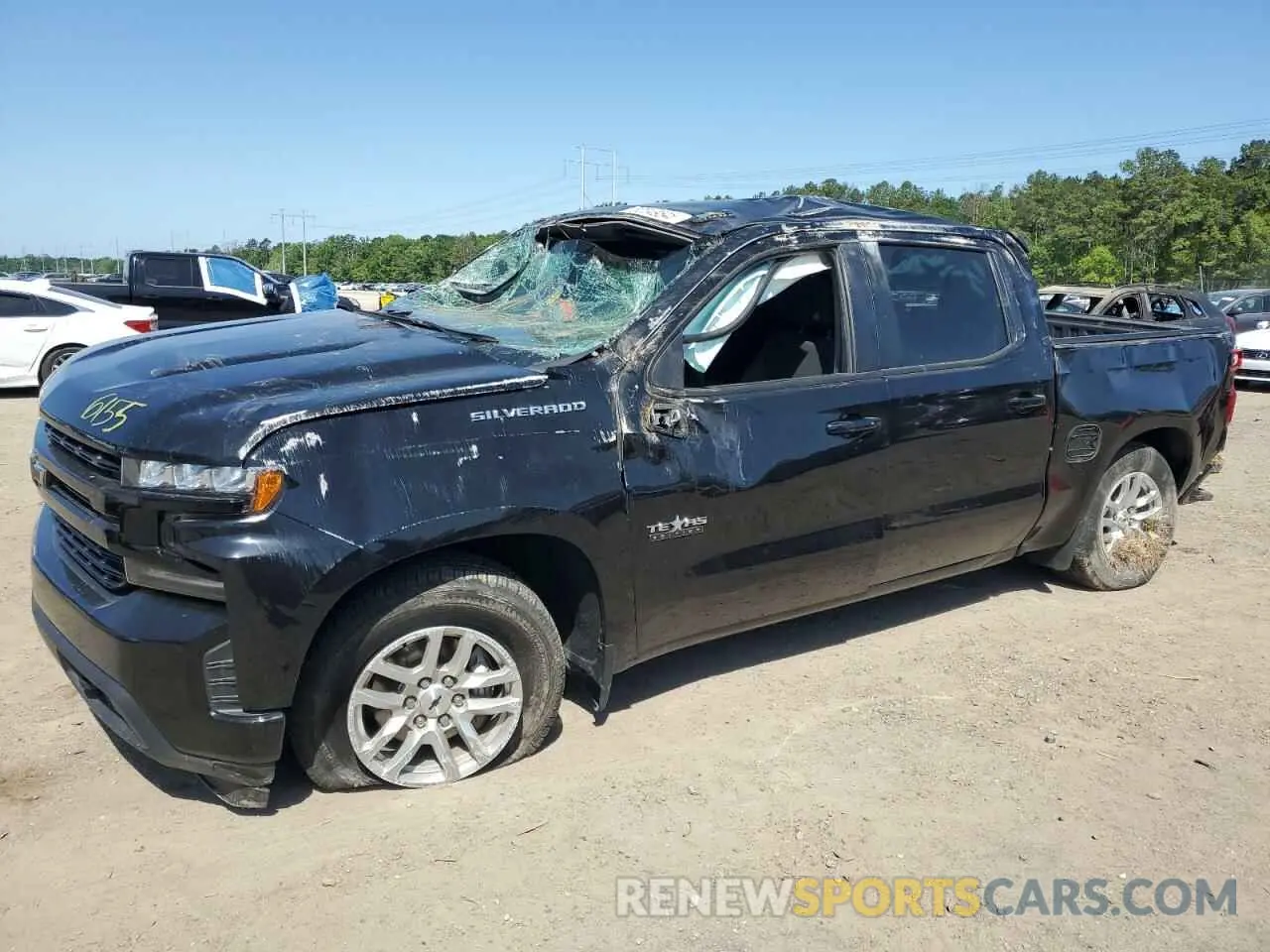 1 Photograph of a damaged car 1GCPWDED7NZ216155 CHEVROLET ALL Models 2022