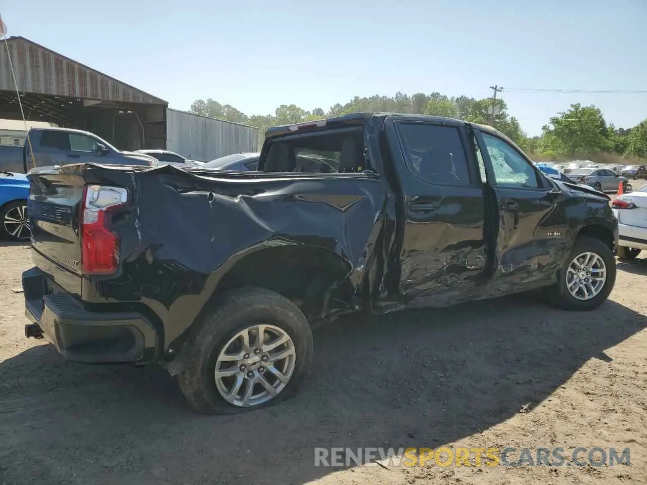 3 Photograph of a damaged car 1GCPWDED7NZ216155 CHEVROLET ALL Models 2022