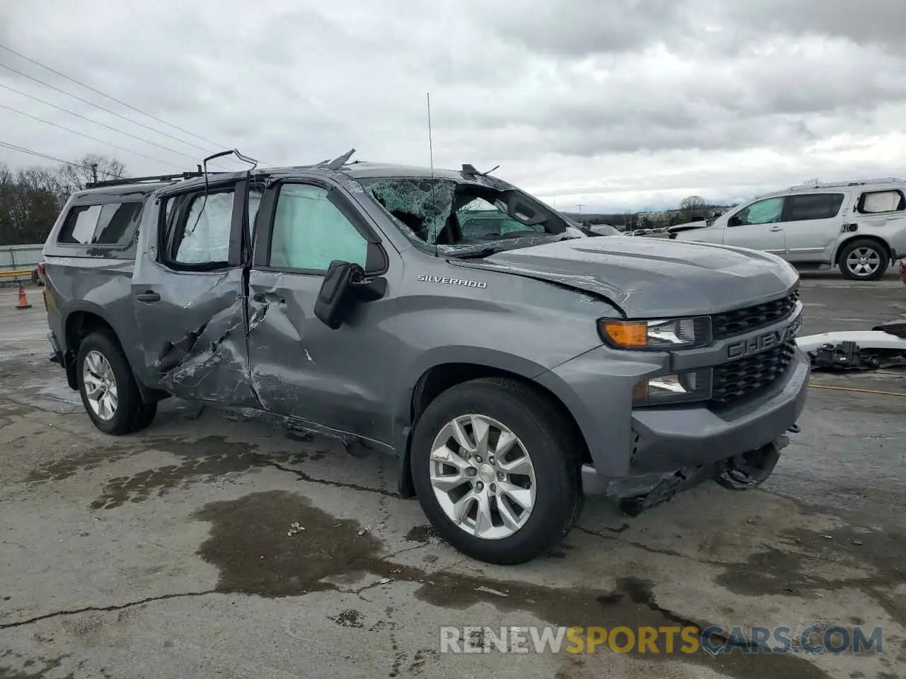 4 Фотография поврежденного автомобиля 1GCPYBEK9NZ134067 CHEVROLET ALL Models 2022