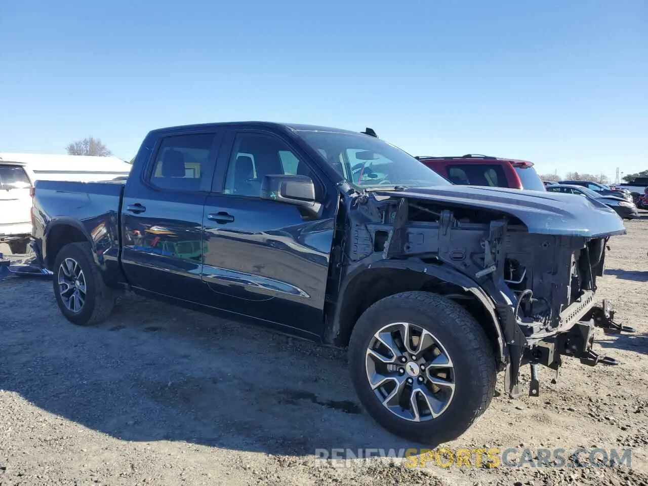 4 Photograph of a damaged car 1GCUDEED6NZ605934 CHEVROLET ALL Models 2022