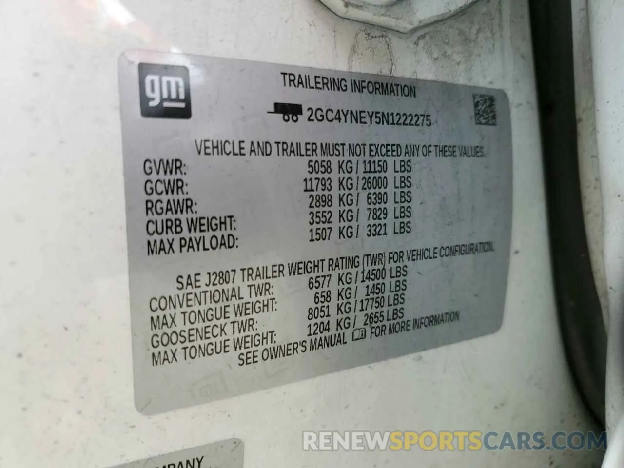 13 Фотография поврежденного автомобиля 2GC4YNEY5N1222275 CHEVROLET ALL Models 2022