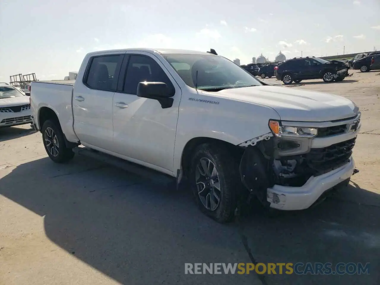 4 Фотография поврежденного автомобиля 2GCPADED9N1515542 CHEVROLET ALL Models 2022
