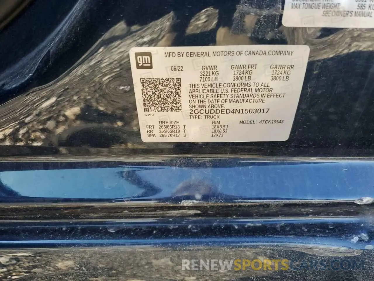 12 Фотография поврежденного автомобиля 2GCUDDED4N1503017 CHEVROLET ALL Models 2022