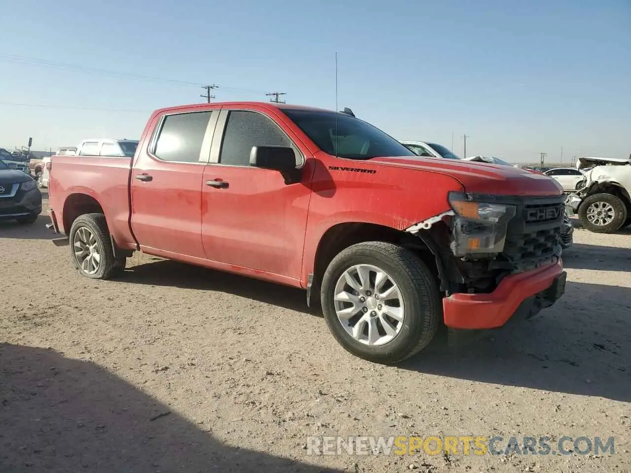 4 Фотография поврежденного автомобиля 3GCPABEKXNG597100 CHEVROLET ALL Models 2022