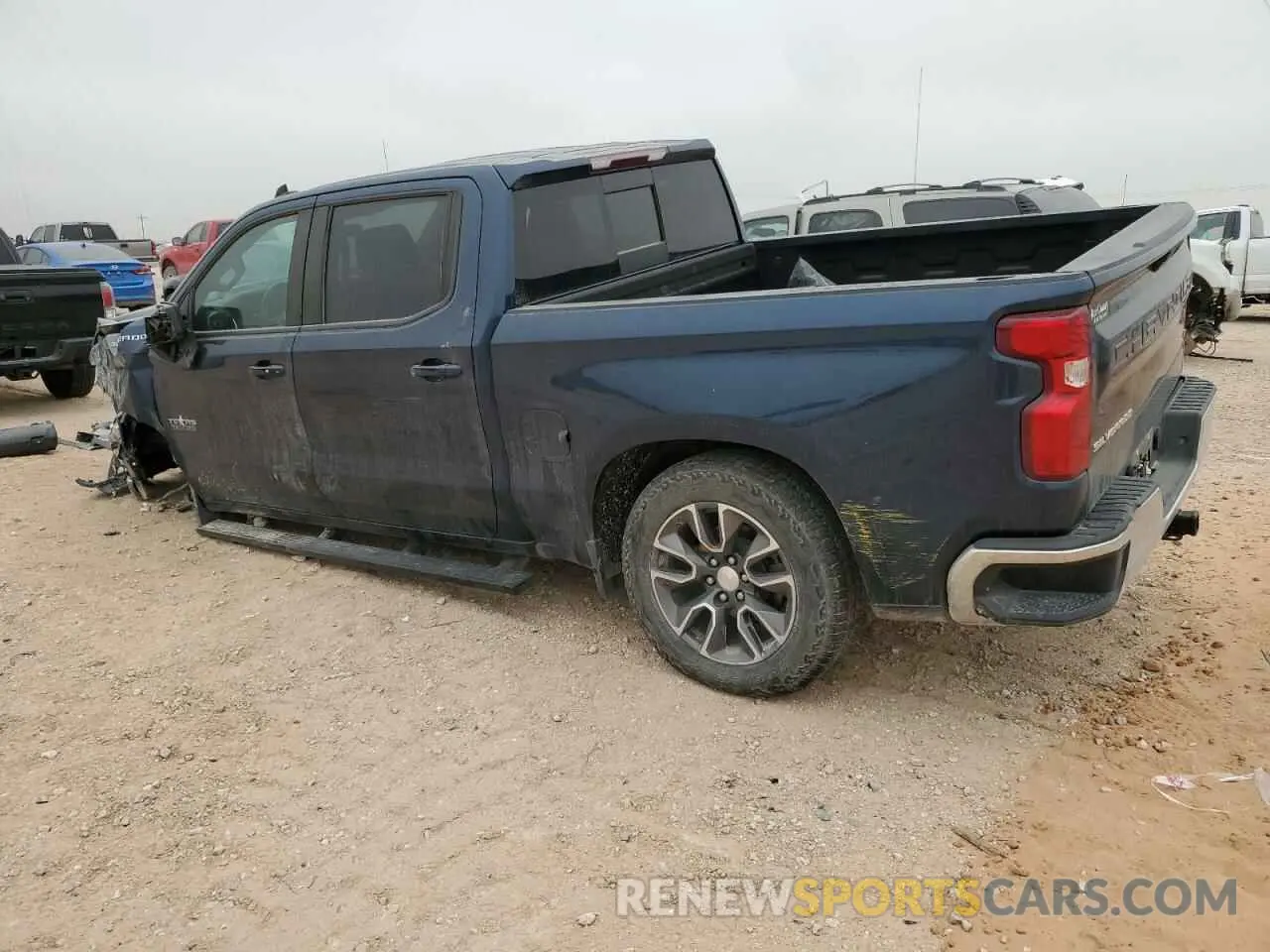 2 Photograph of a damaged car 3GCPWCED5NG103492 CHEVROLET ALL Models 2022