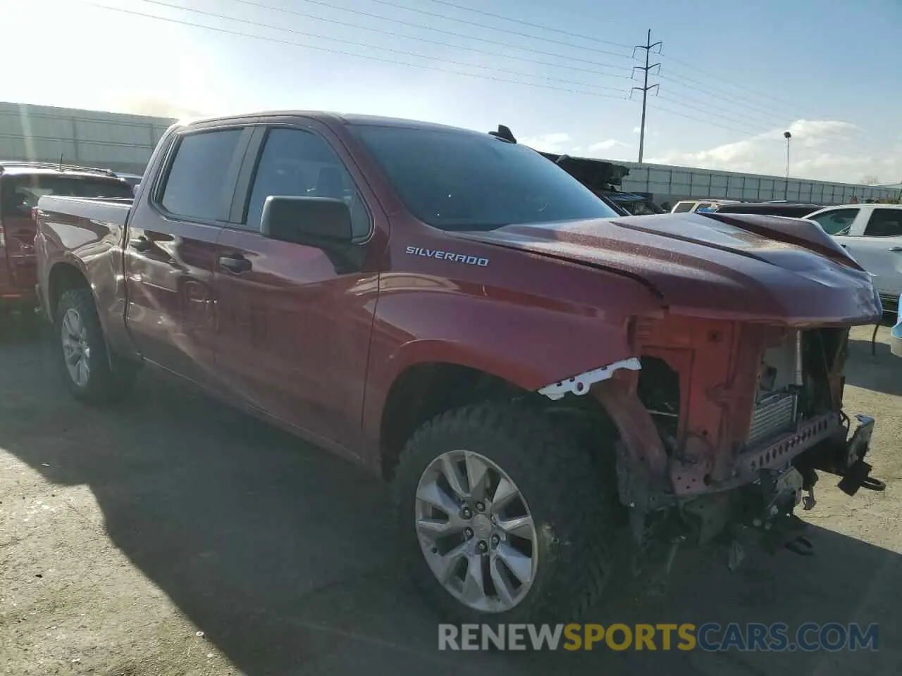 4 Photograph of a damaged car 3GCPYBEK8NG172180 CHEVROLET ALL Models 2022
