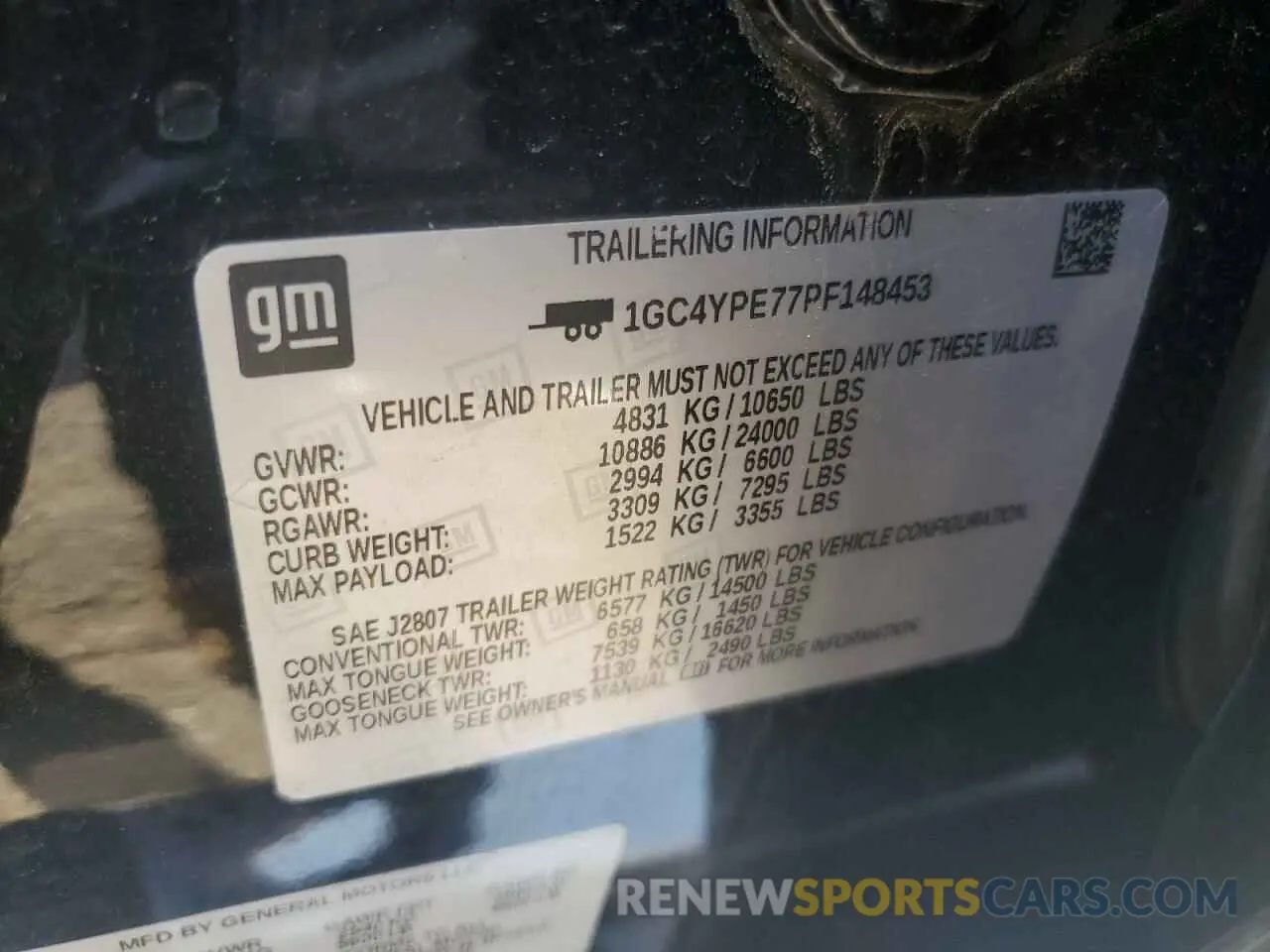 12 Photograph of a damaged car 1GC4YPE77PF148453 CHEVROLET ALL Models 2023