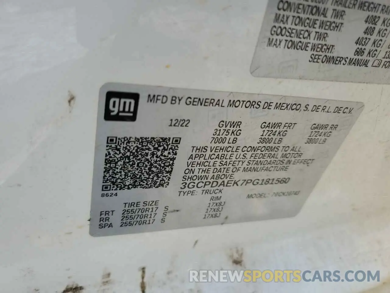 13 Photograph of a damaged car 3GCPDAEK7PG181560 CHEVROLET ALL Models 2023
