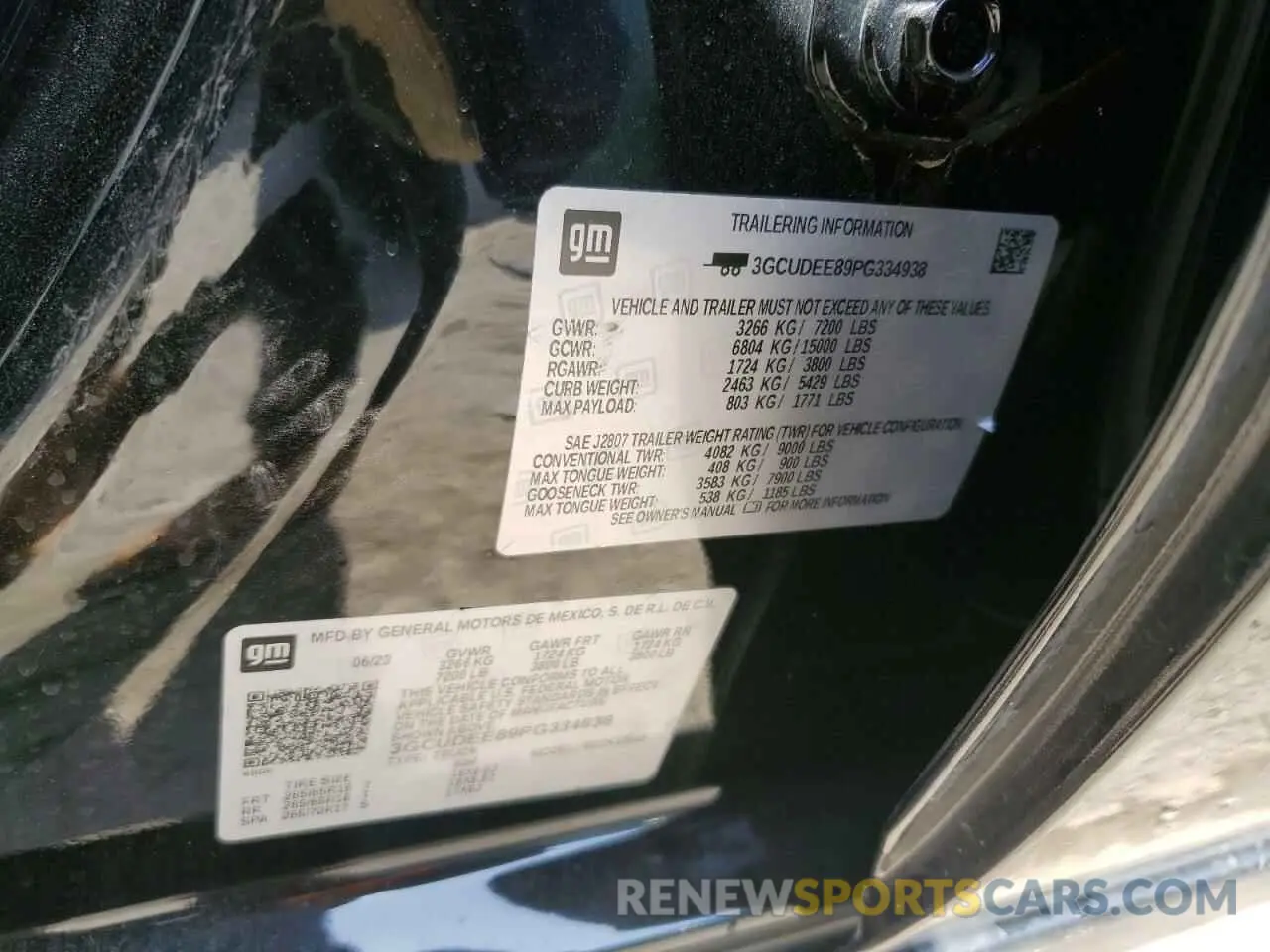 12 Фотография поврежденного автомобиля 3GCUDEE89PG334938 CHEVROLET ALL Models 2023