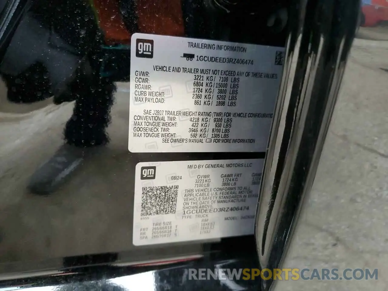 14 Photograph of a damaged car 1GCUDEED3RZ406474 CHEVROLET ALL Models 2024