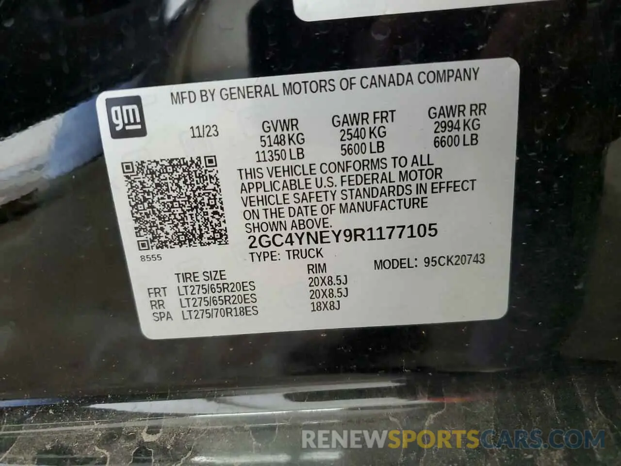 13 Фотография поврежденного автомобиля 2GC4YNEY9R1177105 CHEVROLET ALL Models 2024