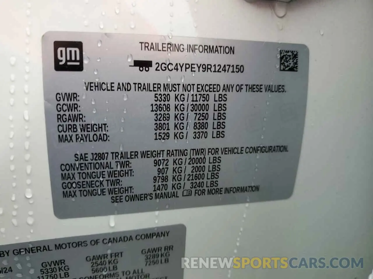 12 Photograph of a damaged car 2GC4YPEY9R1247150 CHEVROLET ALL Models 2024