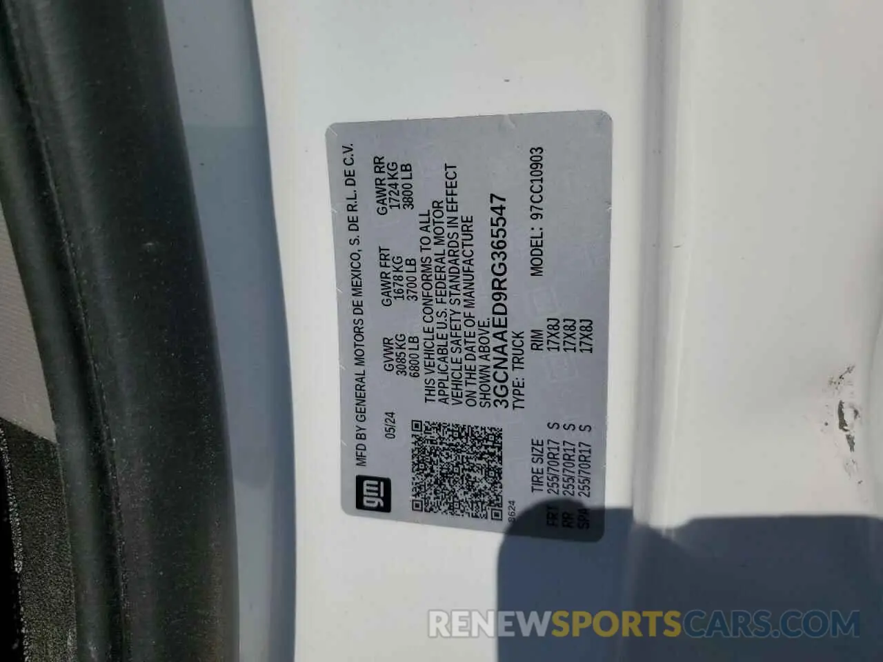 12 Photograph of a damaged car 3GCNAAED9RG365547 CHEVROLET ALL Models 2024