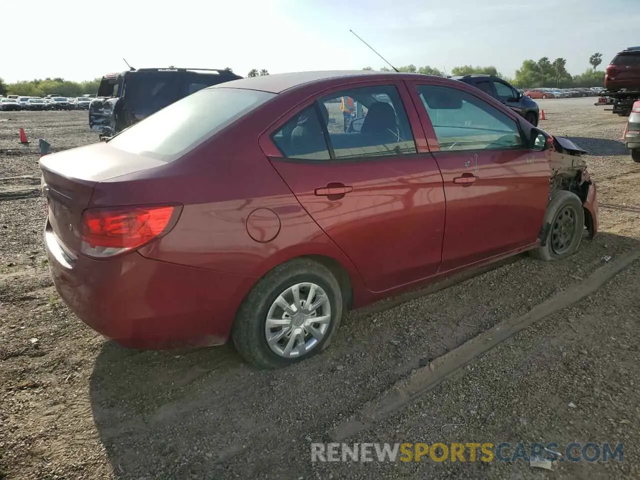 3 Photograph of a damaged car LSGHD52H2KD045447 CHEVROLET AVEO 2019