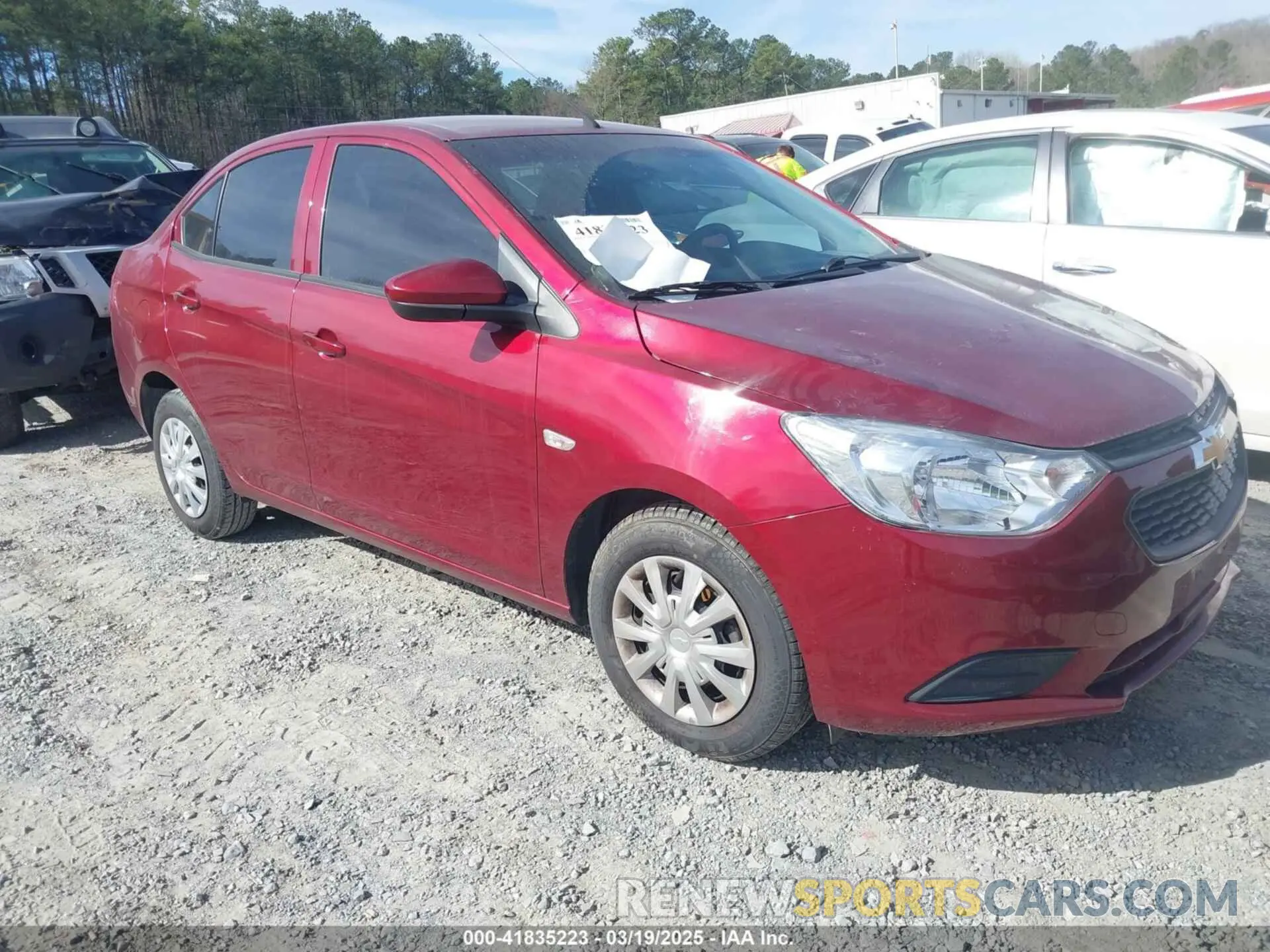 1 Photograph of a damaged car LSGHD52H1ND160254 CHEVROLET AVEO 2022