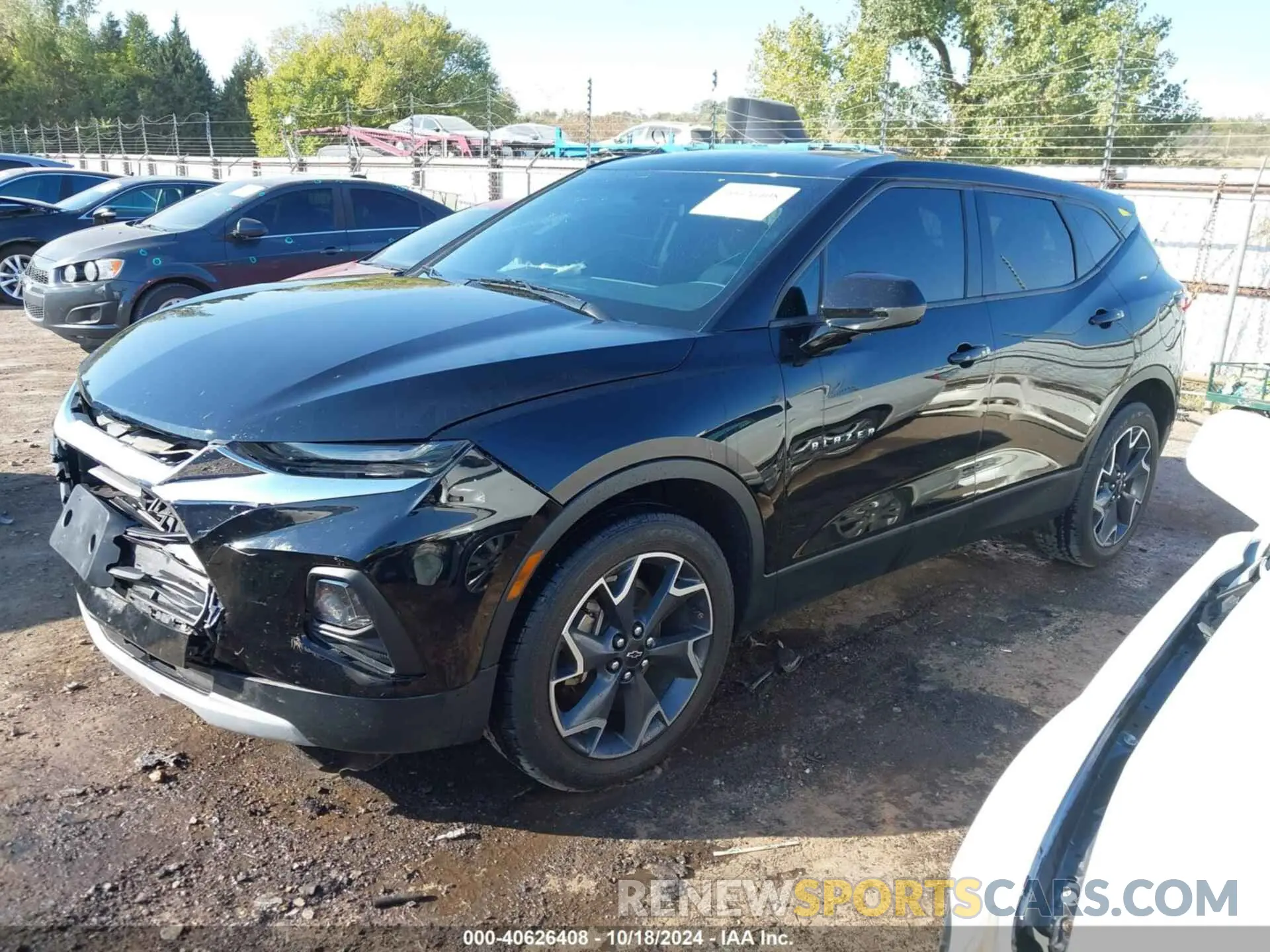 2 Photograph of a damaged car 3GNKBBRA0KS665445 CHEVROLET BLAZER 2019