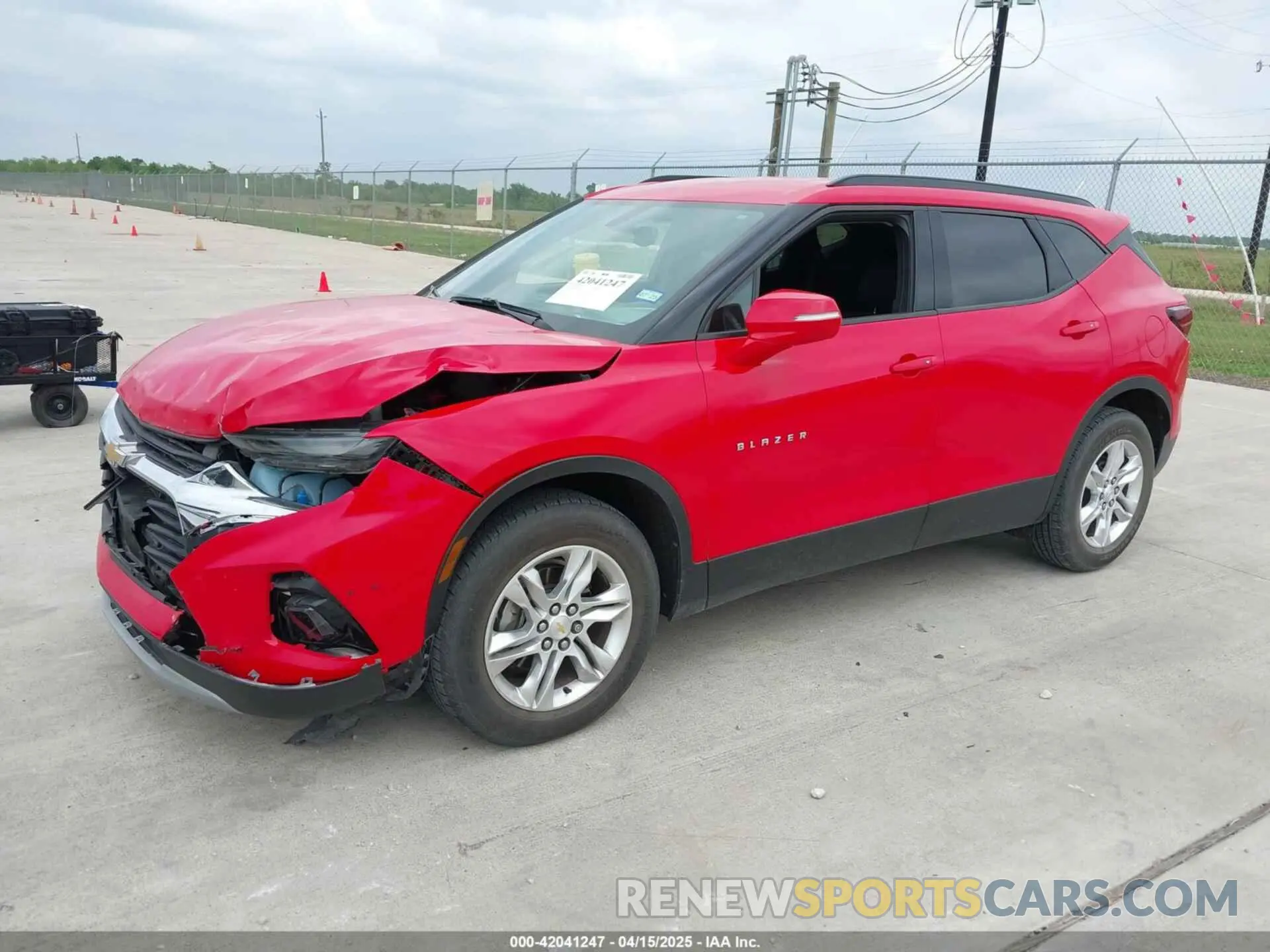 2 Photograph of a damaged car 3GNKBBRA1KS659959 CHEVROLET BLAZER 2019