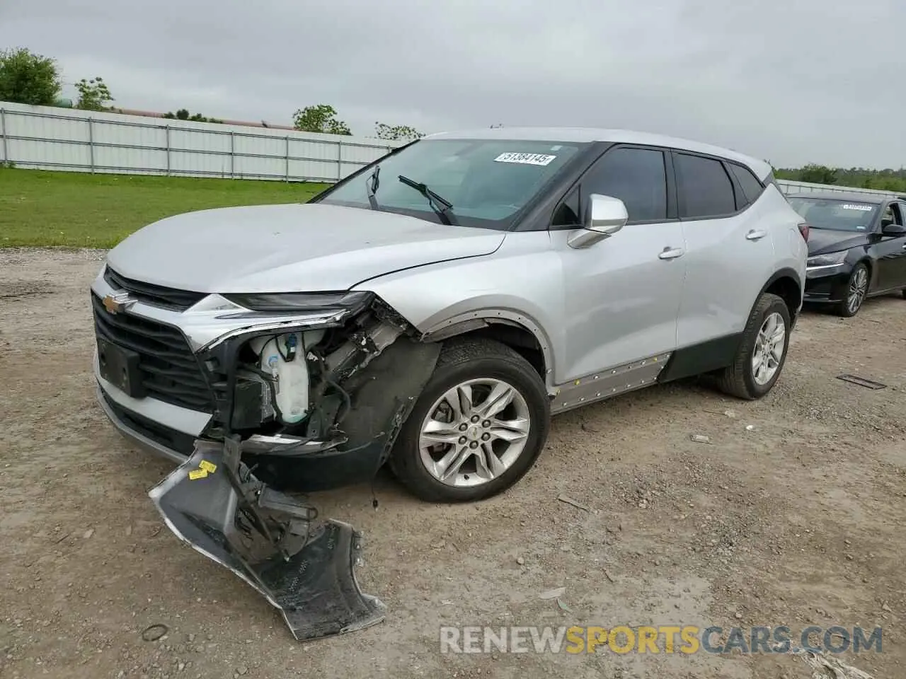 1 Photograph of a damaged car 3GNKBBRA1KS696459 CHEVROLET BLAZER 2019