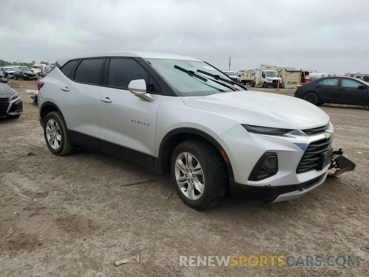 4 Photograph of a damaged car 3GNKBBRA1KS696459 CHEVROLET BLAZER 2019