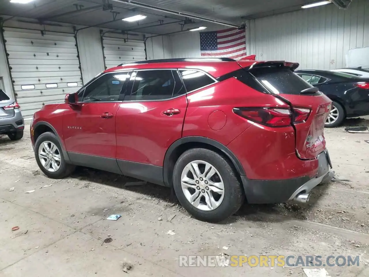 2 Photograph of a damaged car 3GNKBBRA3KS692820 CHEVROLET BLAZER 2019