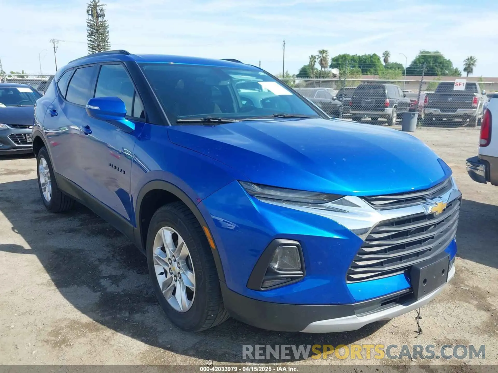 1 Photograph of a damaged car 3GNKBBRA4KS579152 CHEVROLET BLAZER 2019