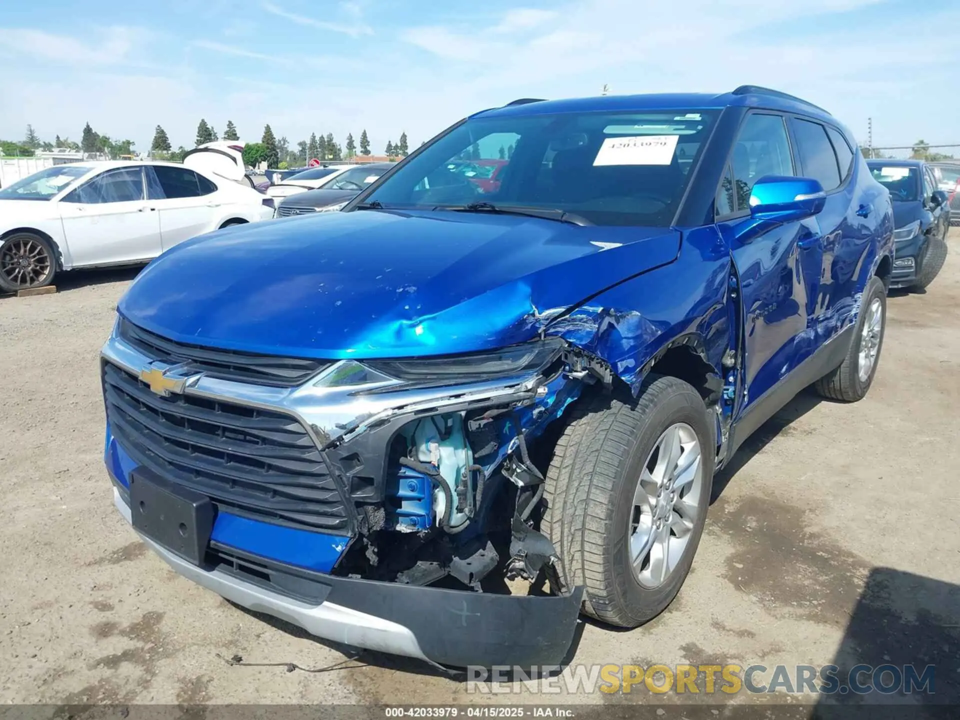 2 Photograph of a damaged car 3GNKBBRA4KS579152 CHEVROLET BLAZER 2019