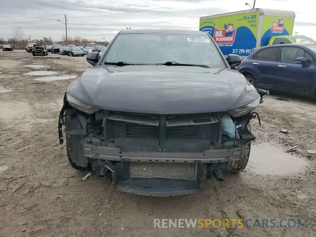 5 Photograph of a damaged car 3GNKBBRA6KS577855 CHEVROLET BLAZER 2019