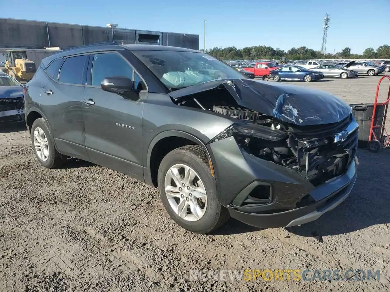 4 Photograph of a damaged car 3GNKBBRA6KS601538 CHEVROLET BLAZER 2019