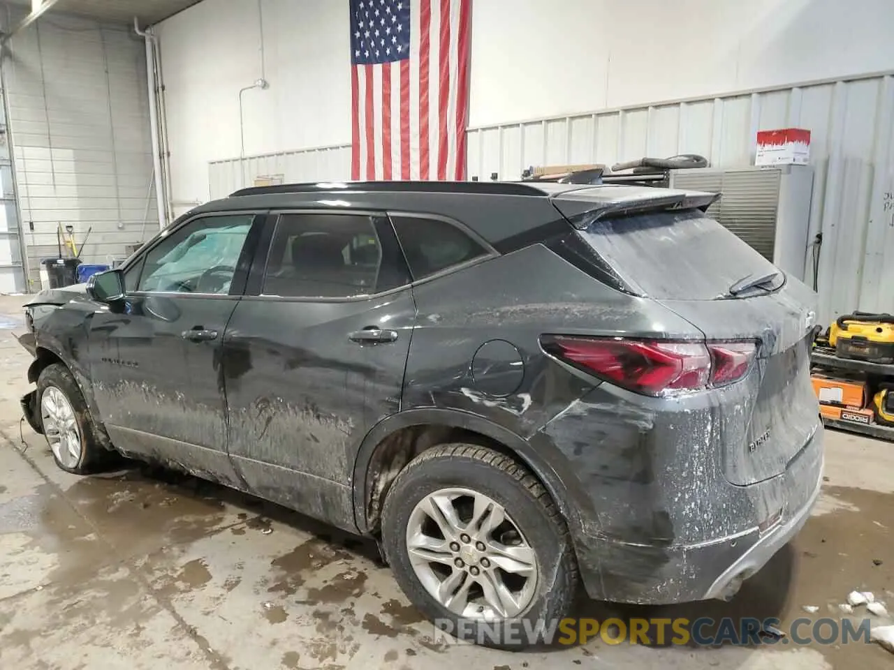 2 Photograph of a damaged car 3GNKBCRS1KS701321 CHEVROLET BLAZER 2019