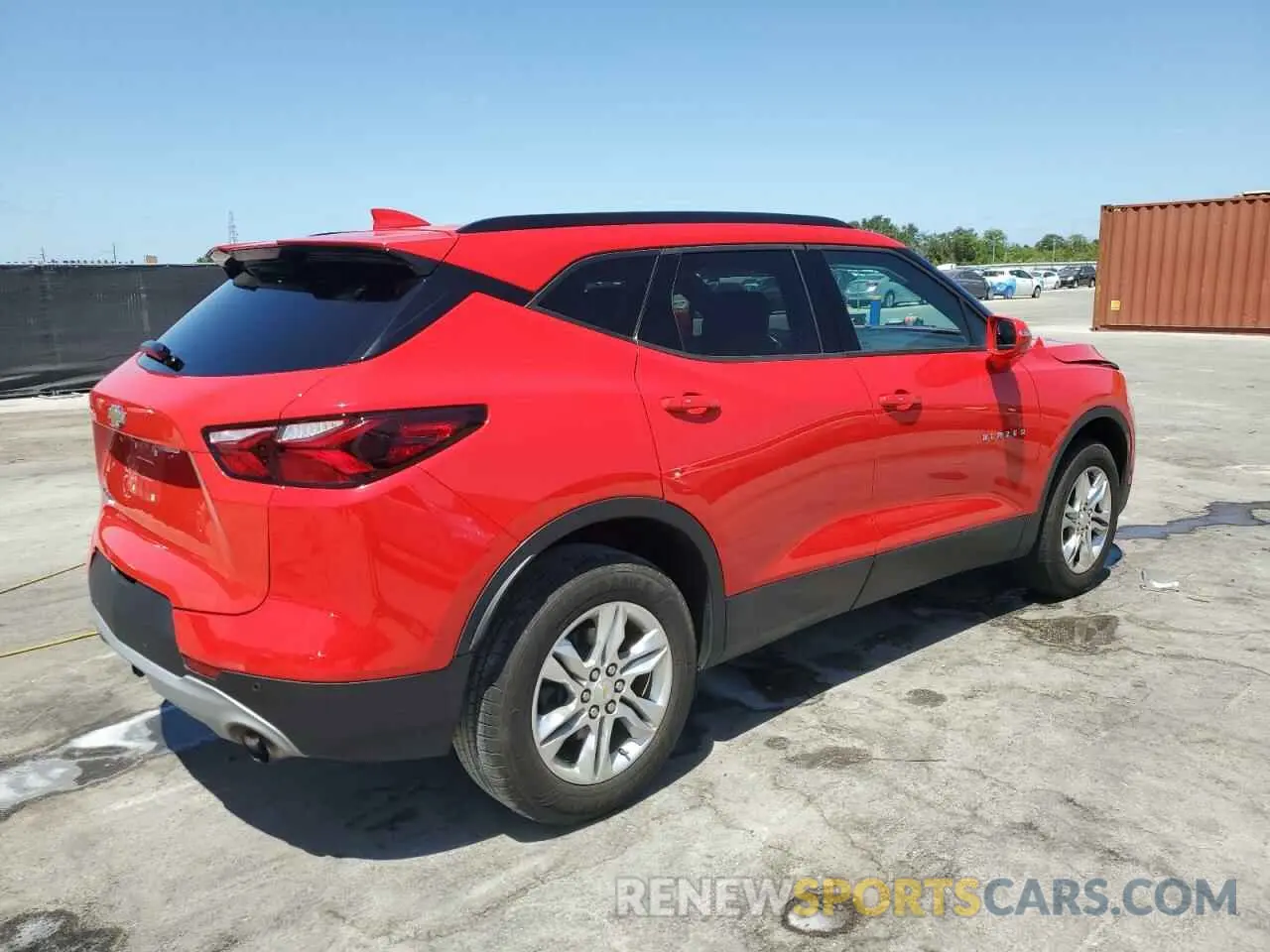 3 Photograph of a damaged car 3GNKBCRS7KS693175 CHEVROLET BLAZER 2019