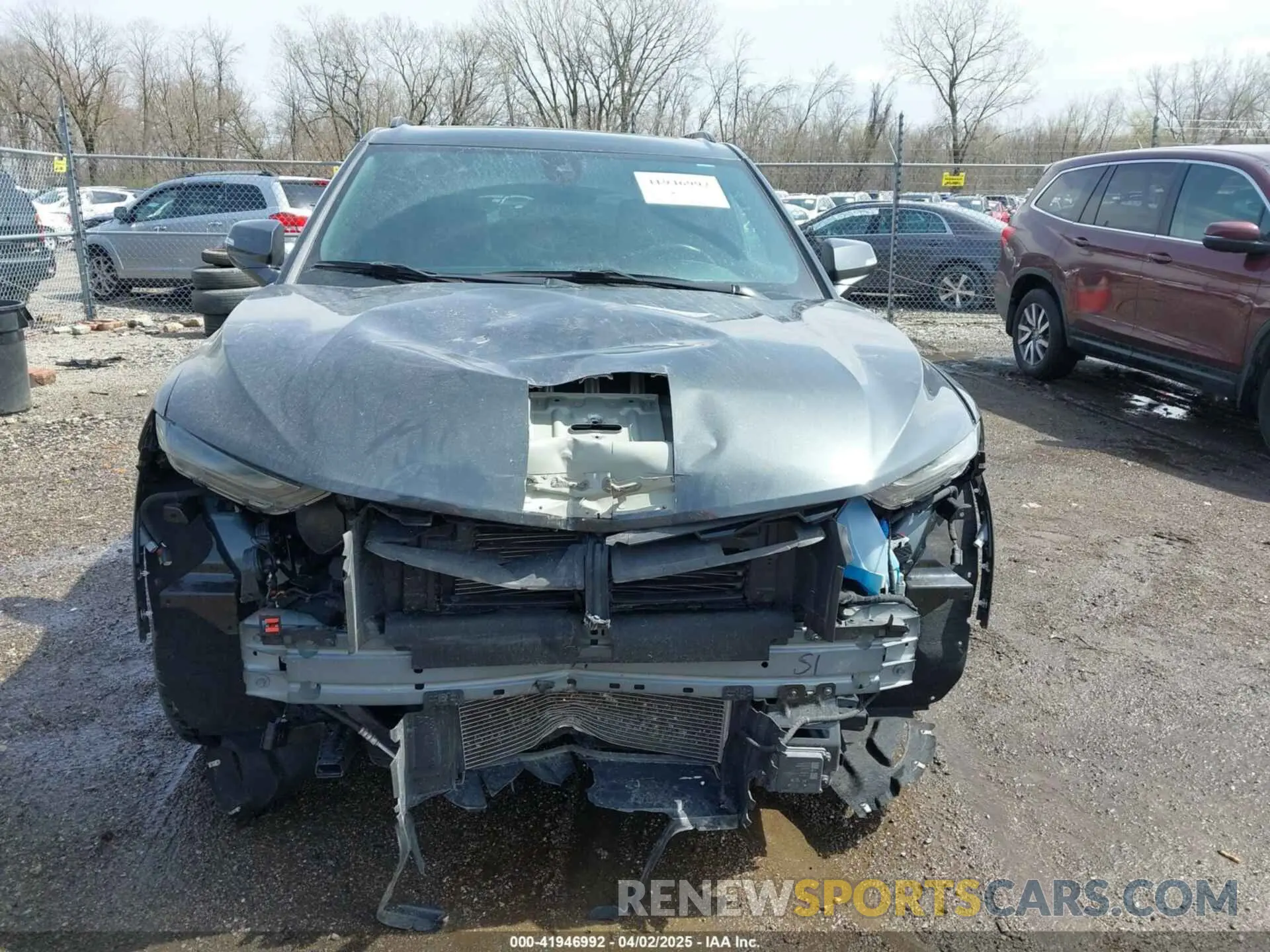 12 Photograph of a damaged car 3GNKBERS2K5694793 CHEVROLET BLAZER 2019