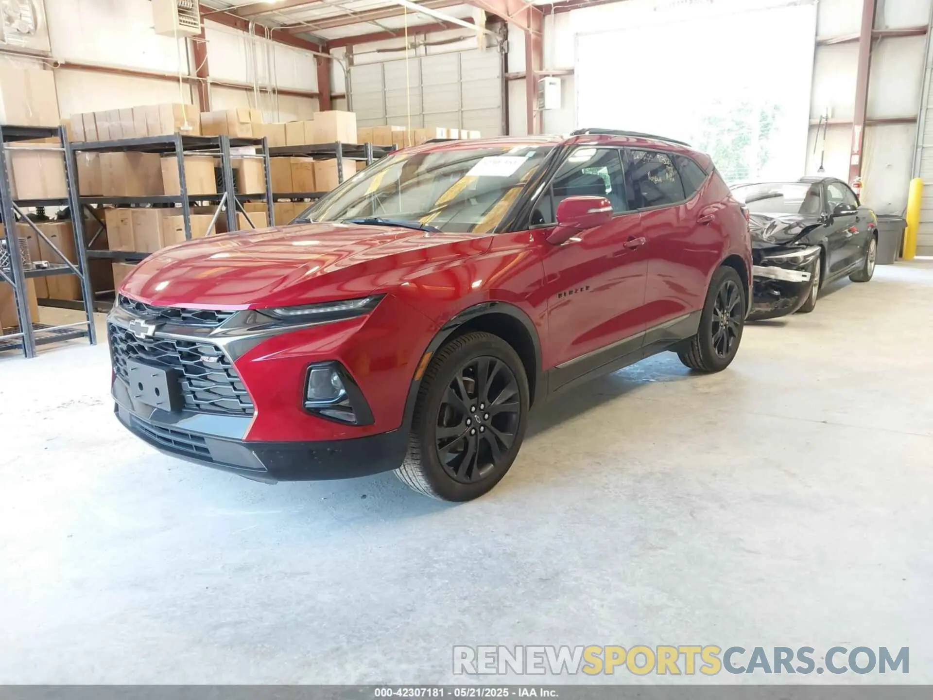 2 Photograph of a damaged car 3GNKBERS3KS681486 CHEVROLET BLAZER 2019