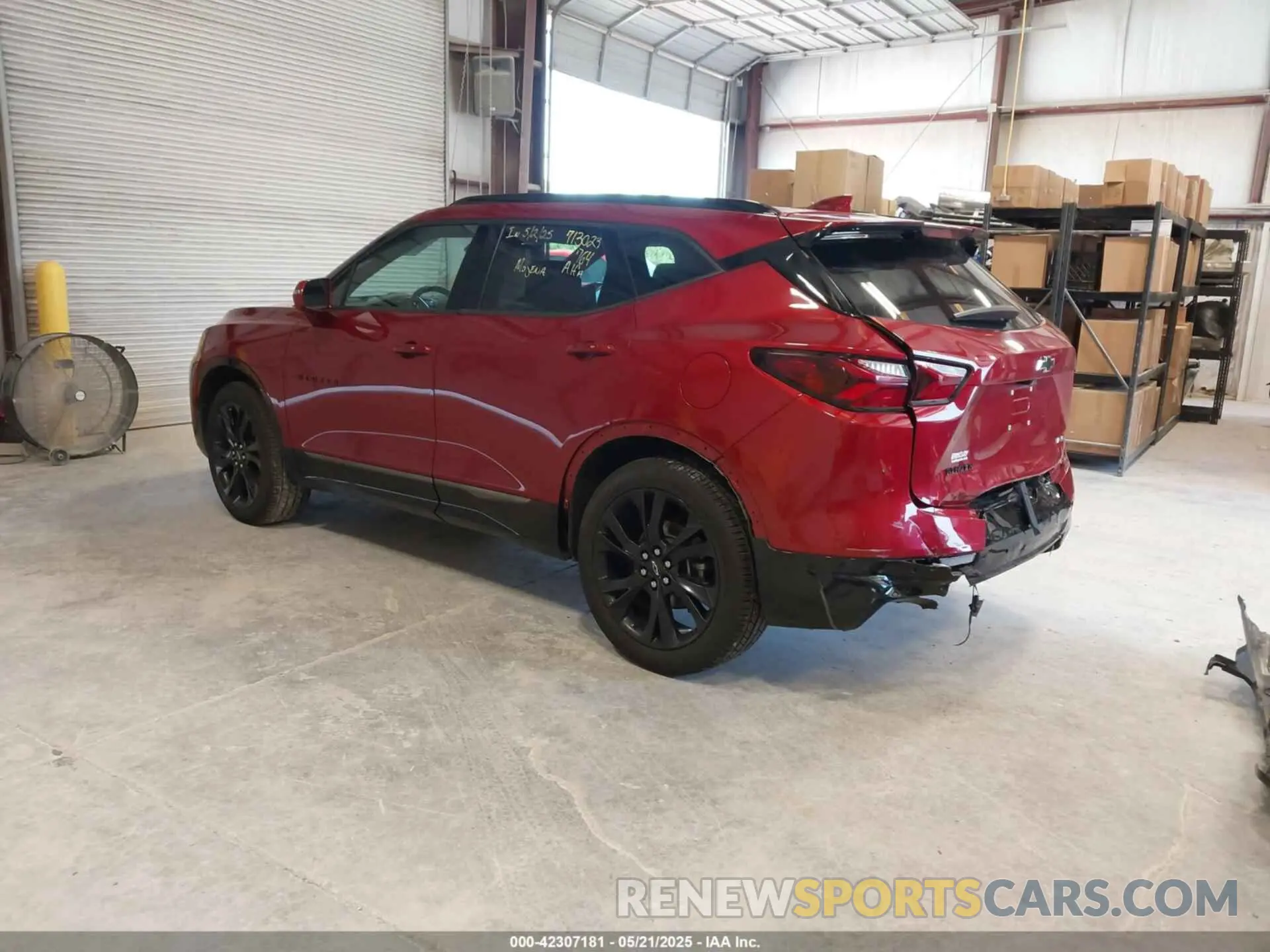 3 Photograph of a damaged car 3GNKBERS3KS681486 CHEVROLET BLAZER 2019
