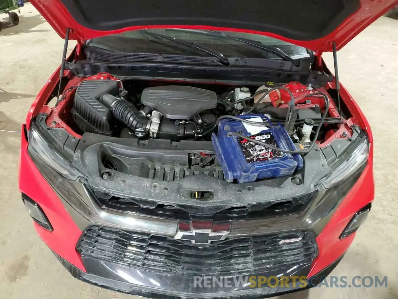 12 Photograph of a damaged car 3GNKBERSXKS697832 CHEVROLET BLAZER 2019
