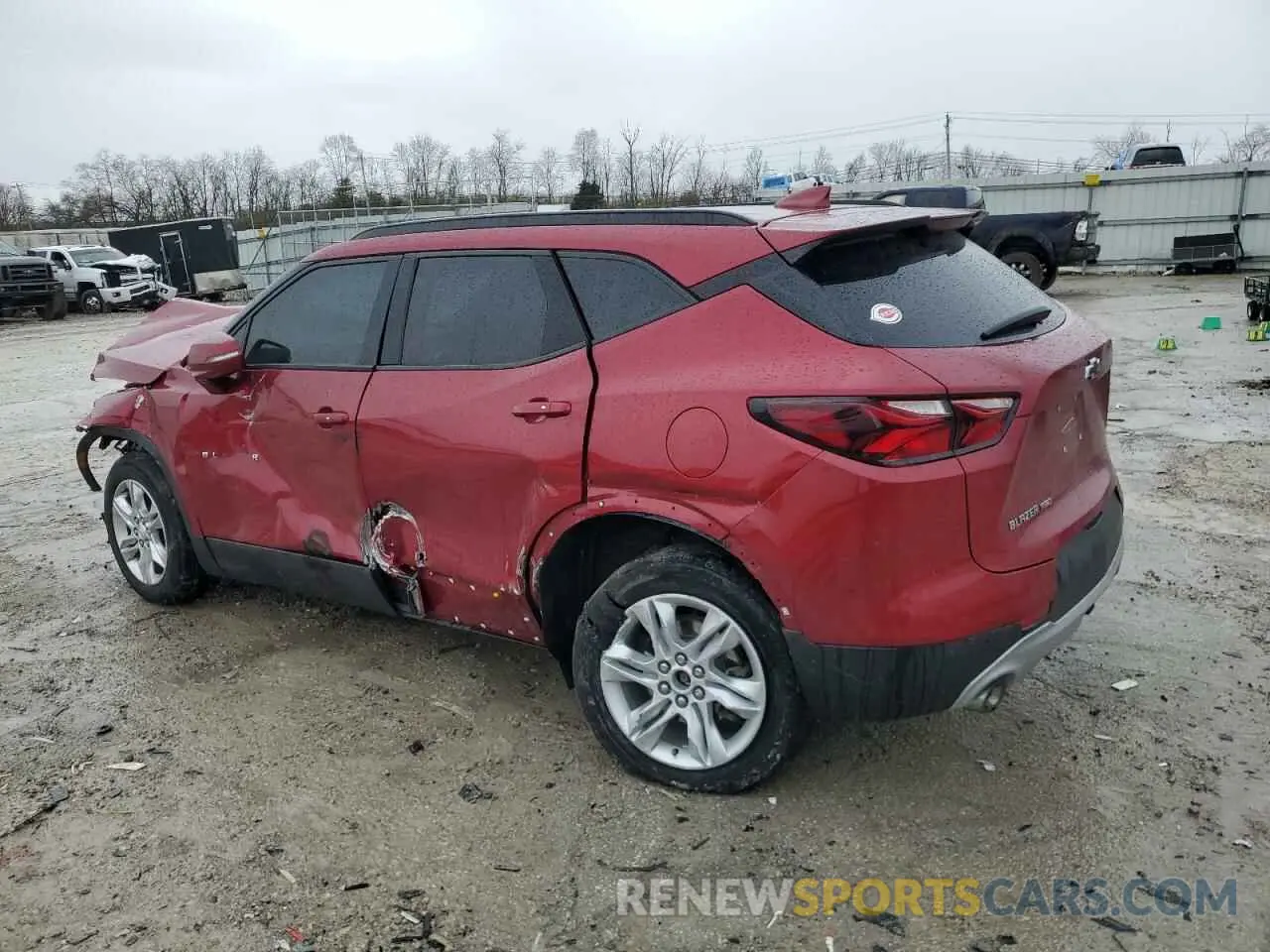 2 Photograph of a damaged car 3GNKBGRS4KS643096 CHEVROLET BLAZER 2019