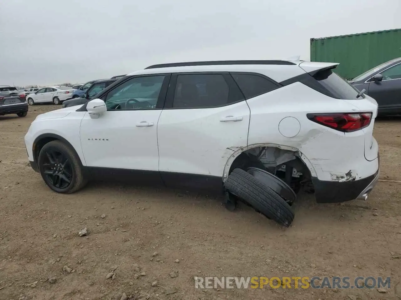 2 Photograph of a damaged car 3GNKBGRS5KS650445 CHEVROLET BLAZER 2019