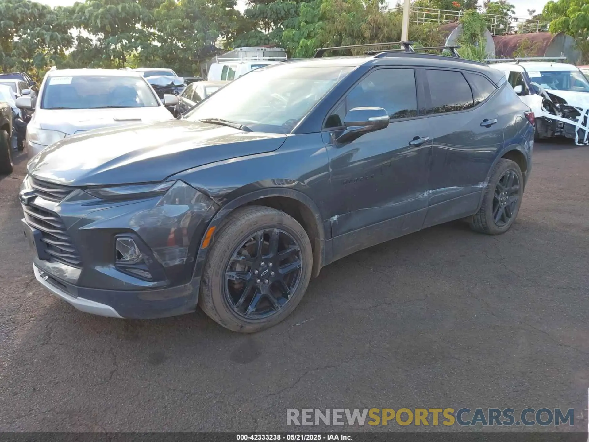 2 Photograph of a damaged car 3GNKBHRS4KS666707 CHEVROLET BLAZER 2019
