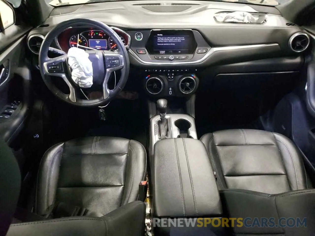8 Photograph of a damaged car 3GNKBHRS9KS689884 CHEVROLET BLAZER 2019