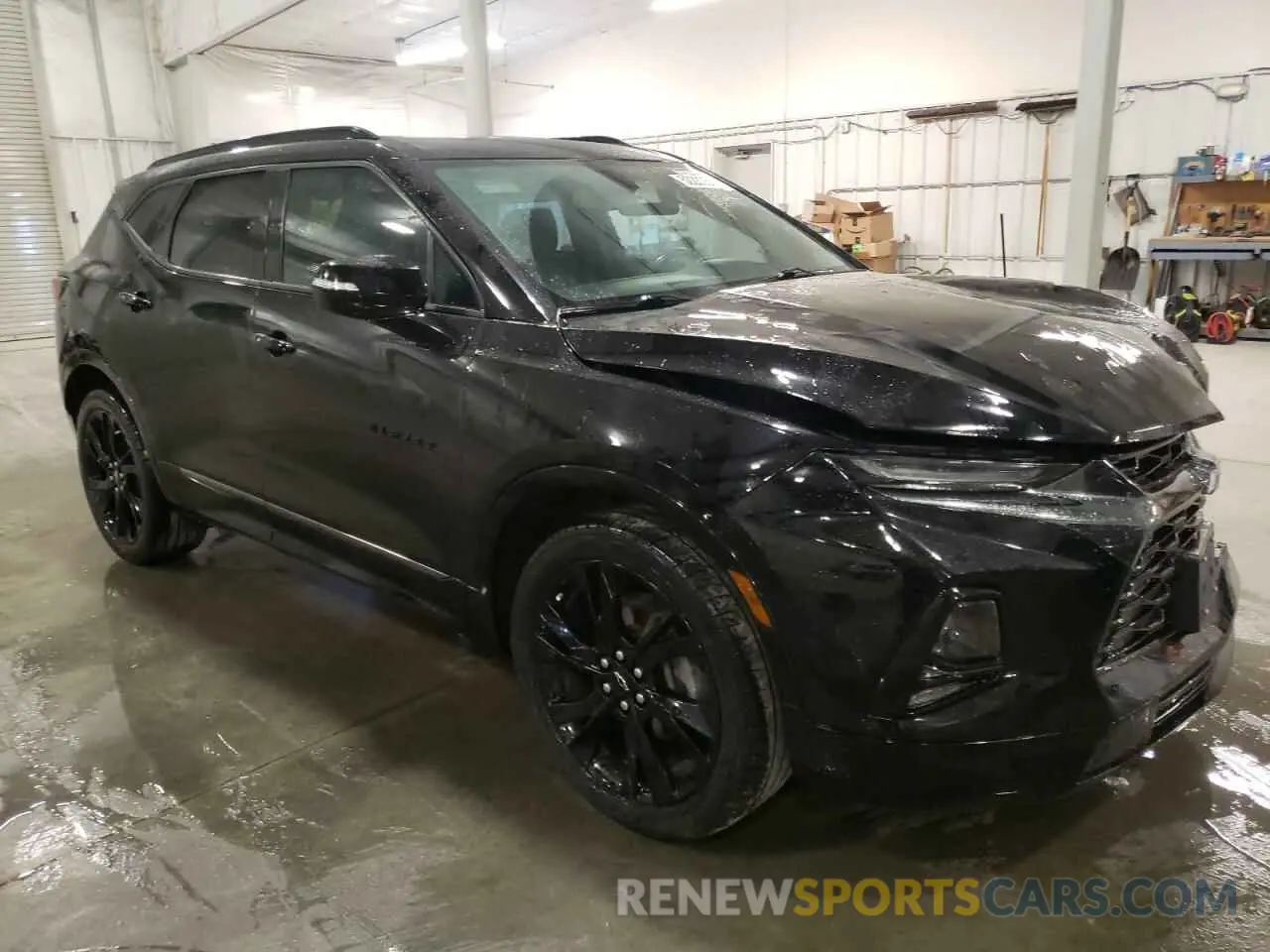 4 Фотография поврежденного автомобиля 3GNKBJRS0KS608665 CHEVROLET BLAZER 2019